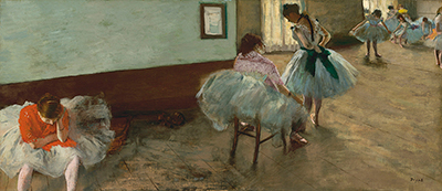 The Dance Lesson Edgar Degas